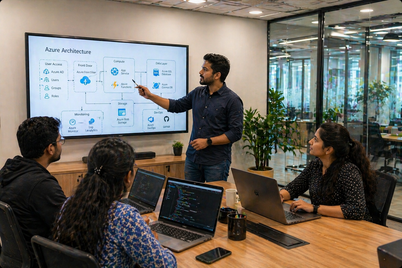 Azure work showcase