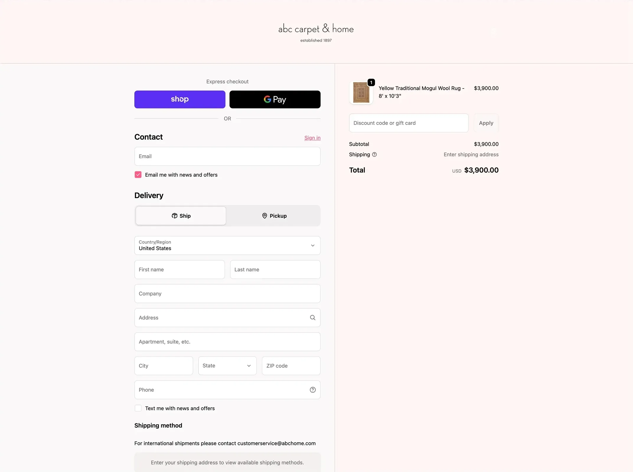 Luxury e-commerce experience on Shopify