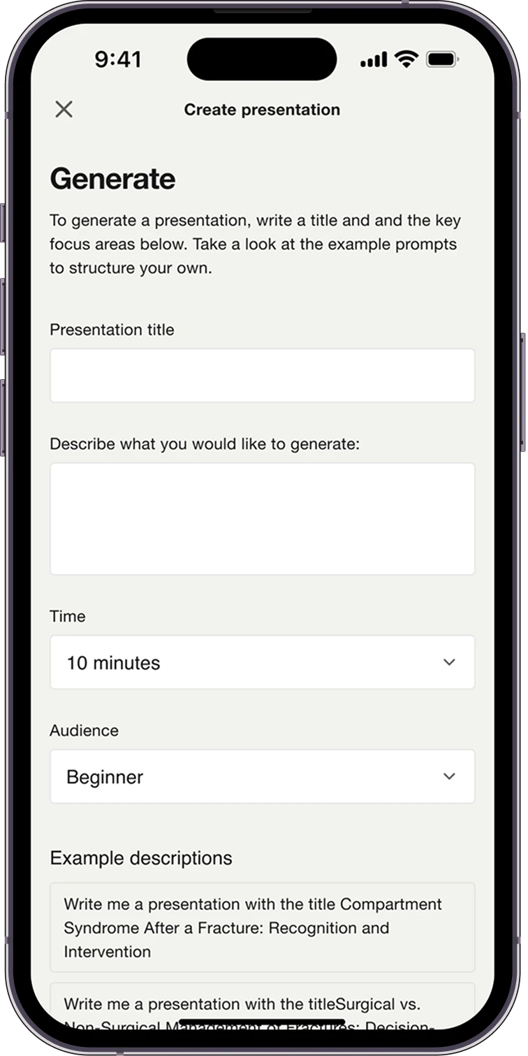 AI-powered learning platform