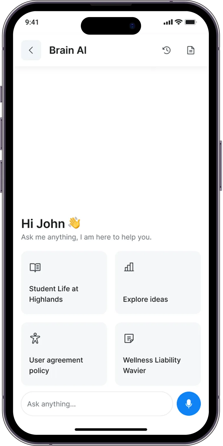 AI learning platform