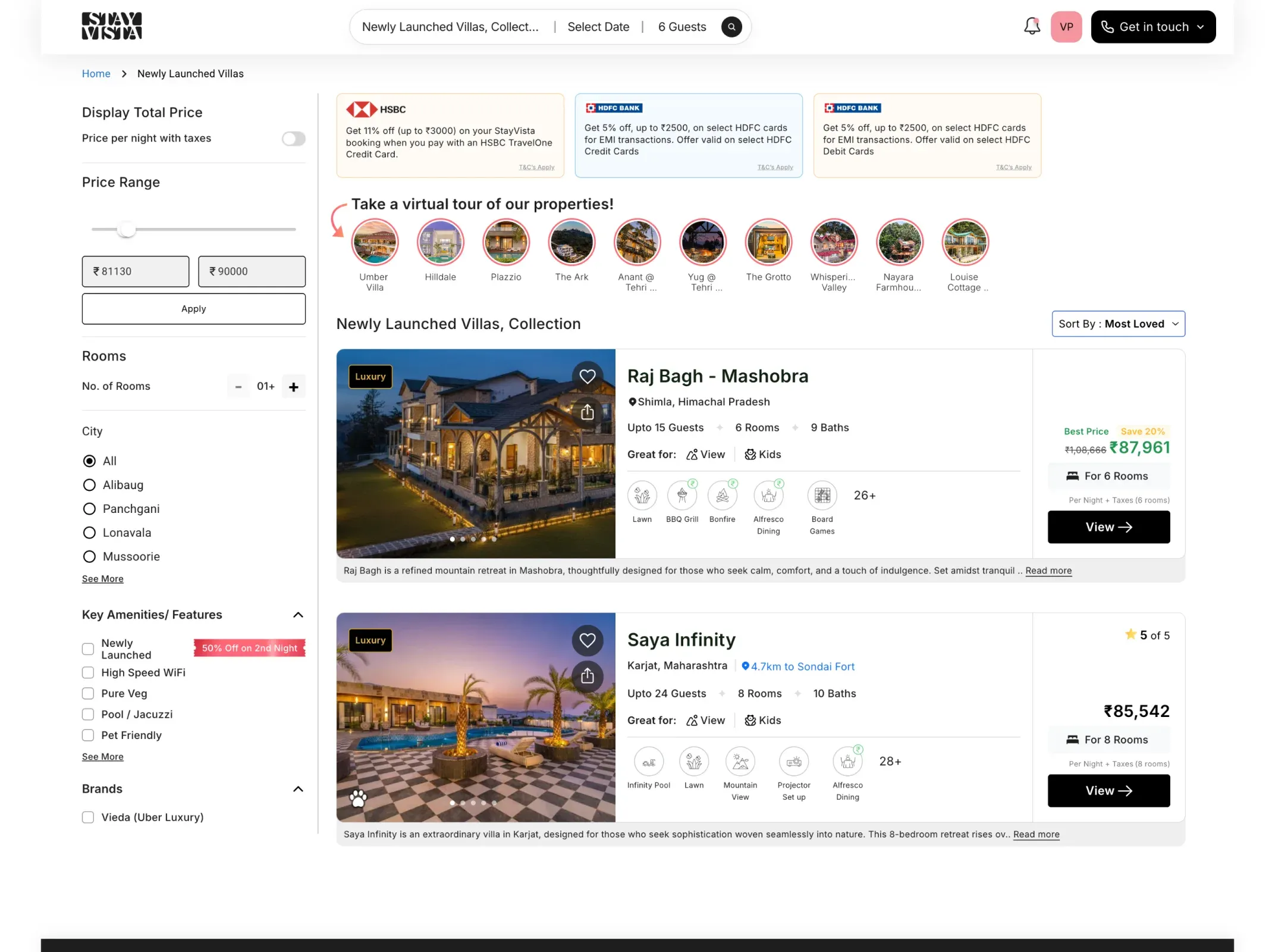 AI-powered property matching for travel bookings