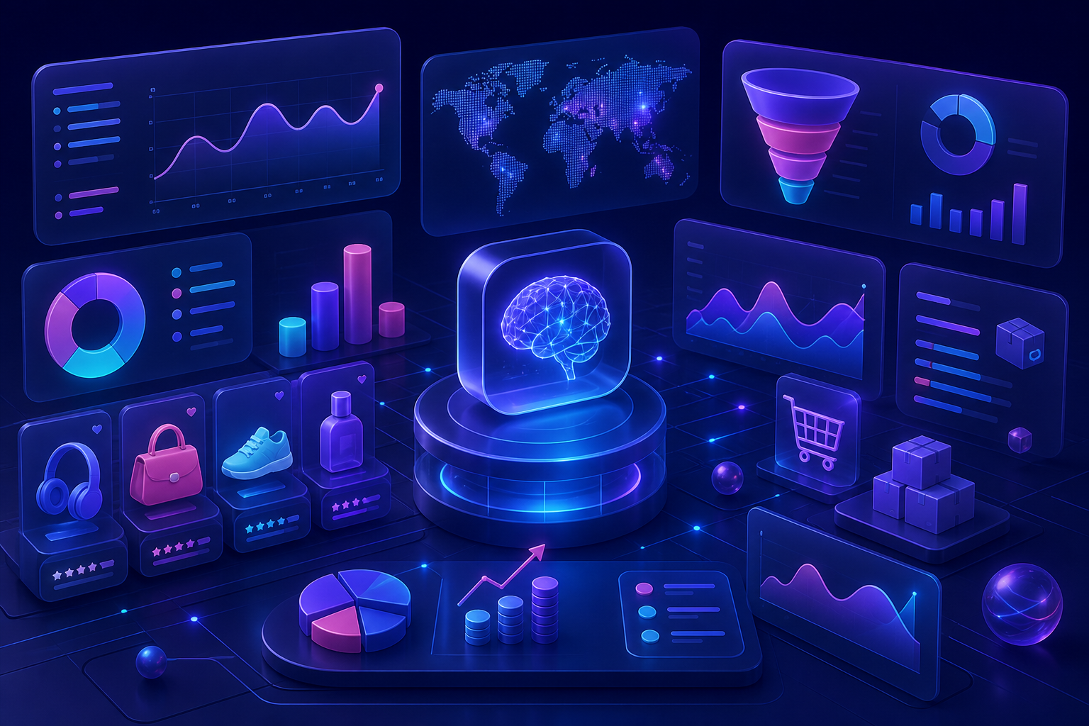 Built AI-powered e-commerce intelligence platform for seller analytics and growt