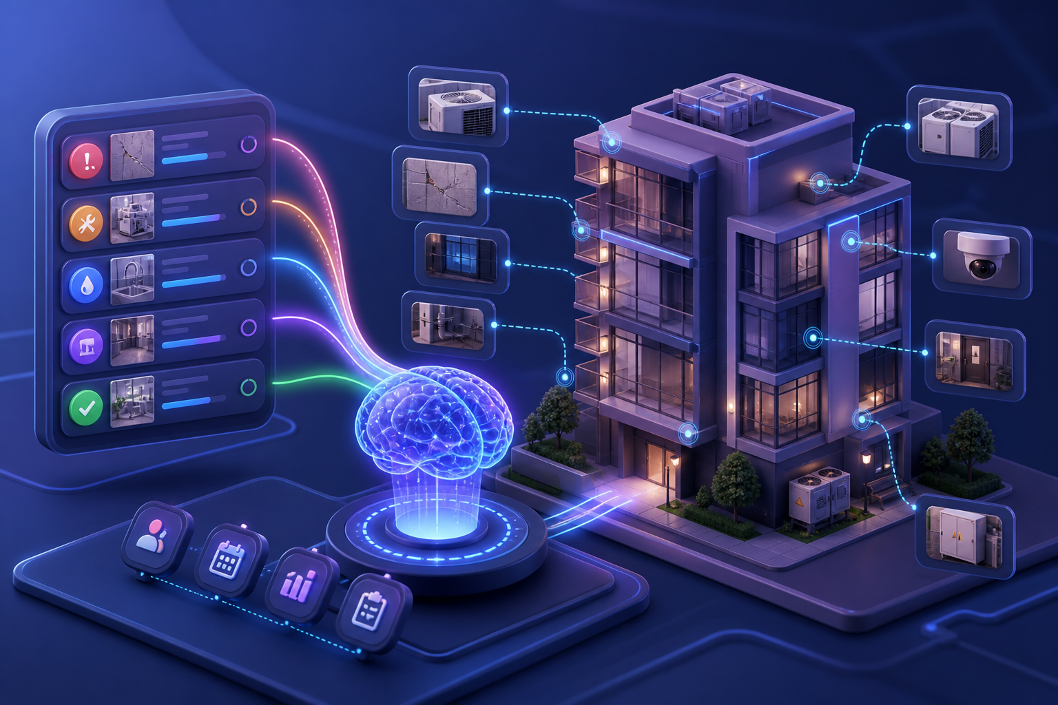 Built an AI property-operations platform with ticket triaging and computer-visio