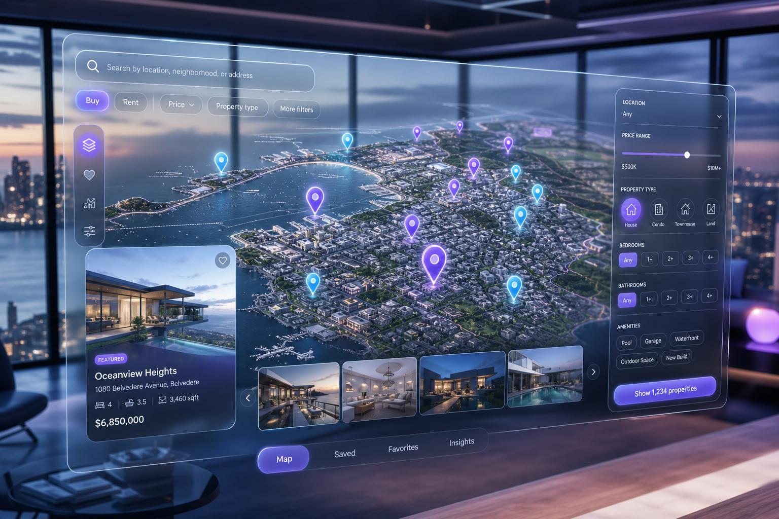 Shipped a map-first property discovery platform on Xano and WeWeb