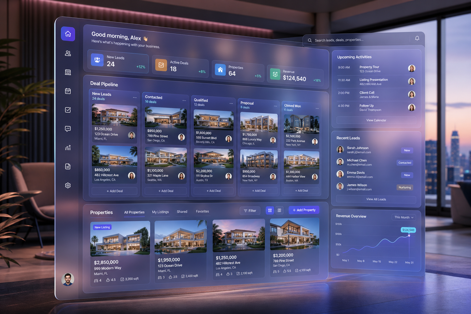 Real Estate Agent SaaS Platform